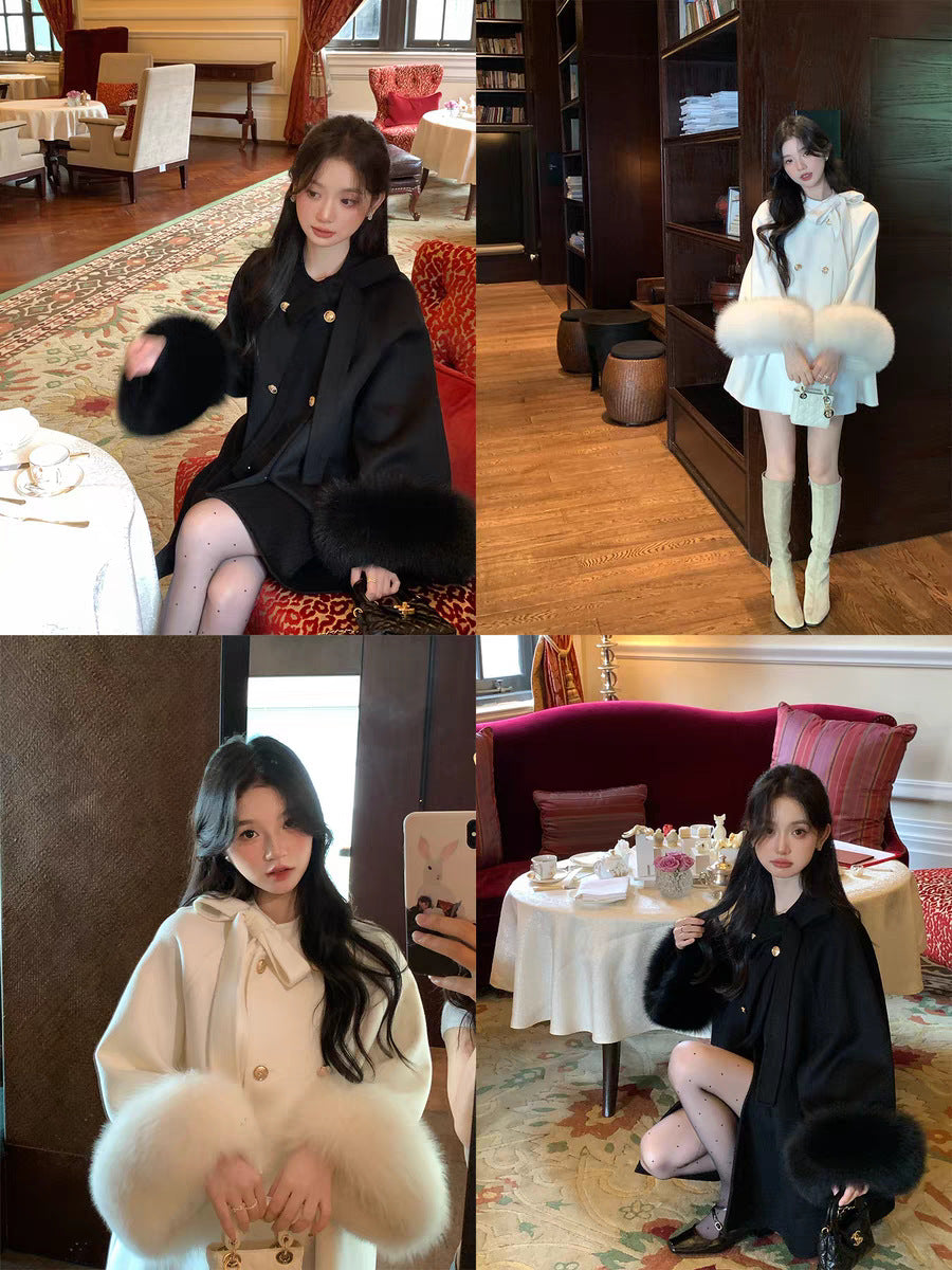 リボンファースリーブコート