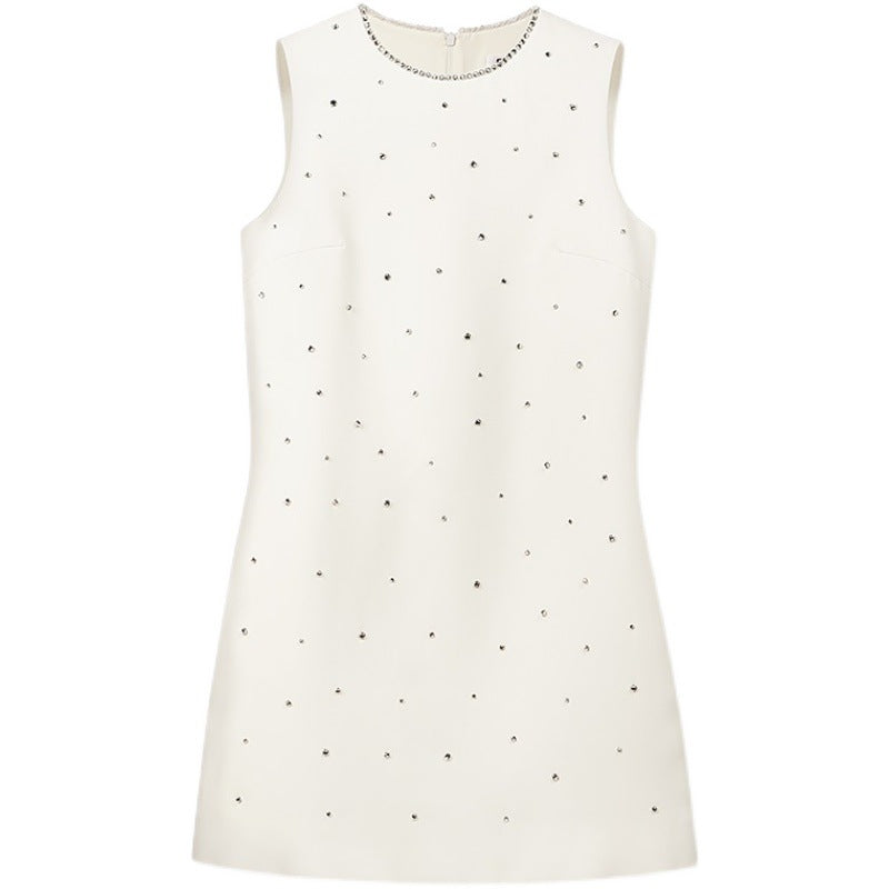 2カラー展開クリスタルノースリーブドレス