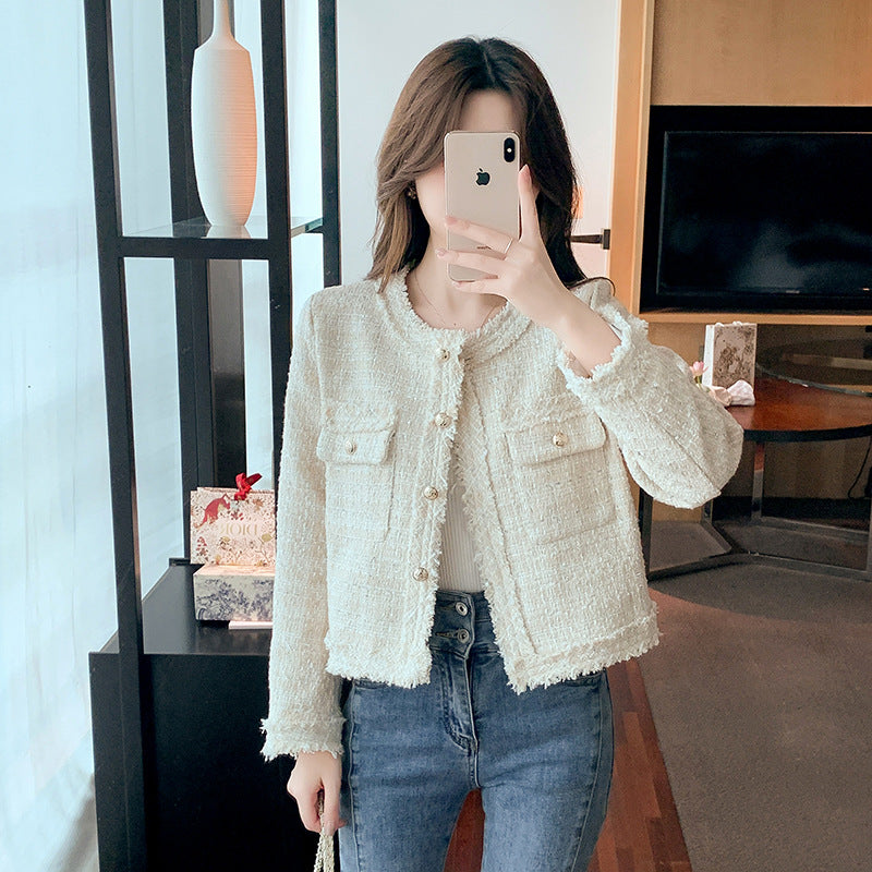 フレンチショートツイードジャケット