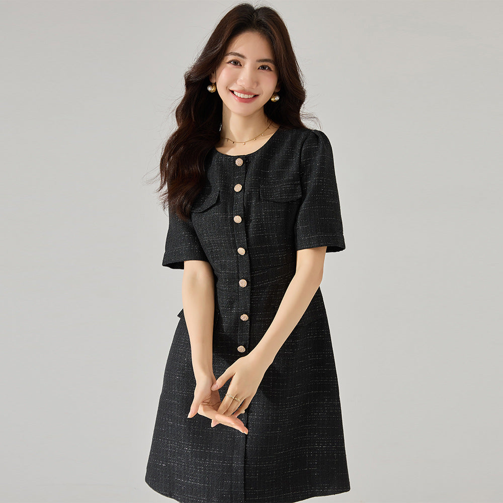 2カラー展開ミニワンピース