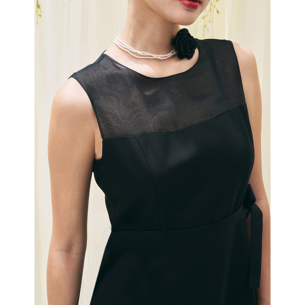 ブラックフレアワンピース